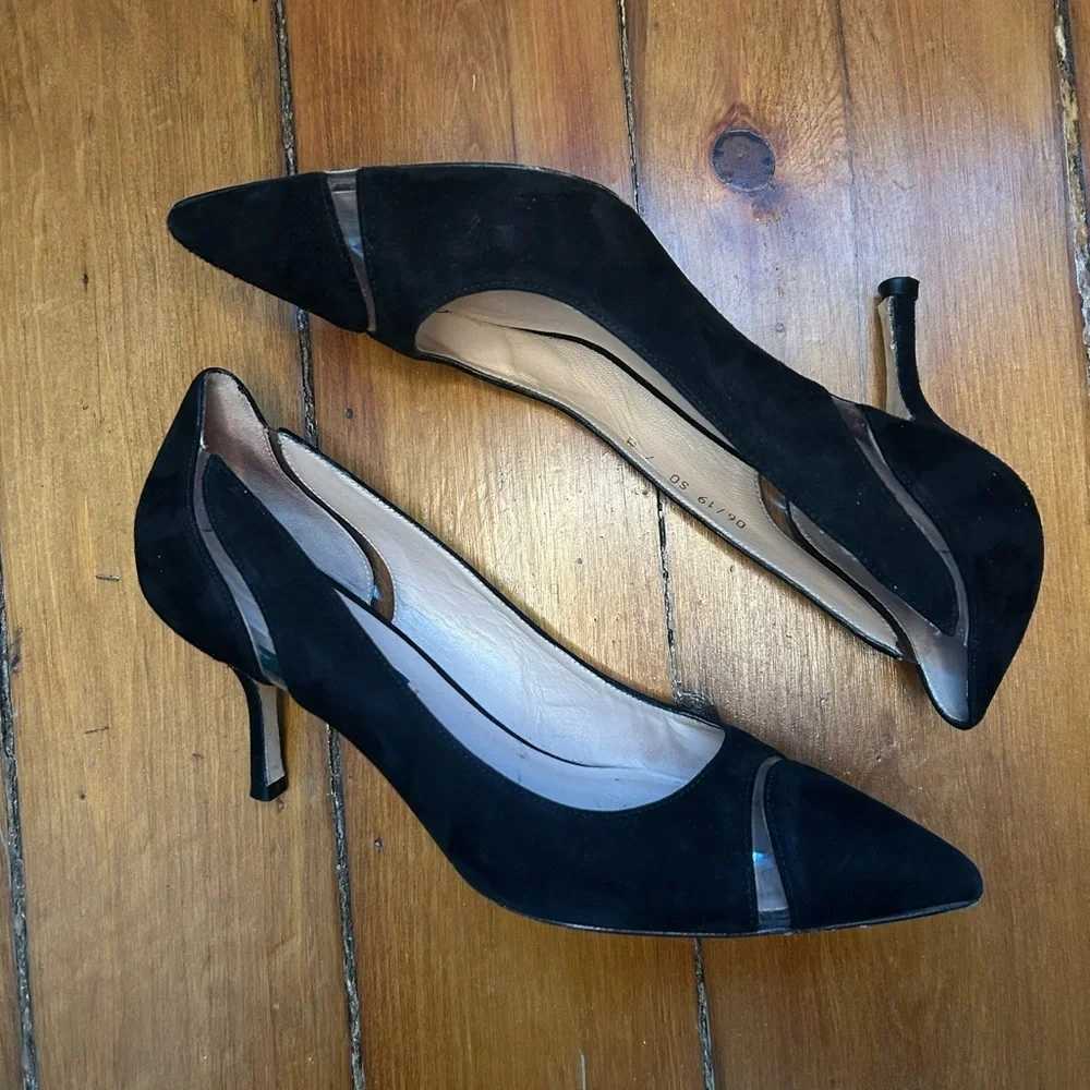 Stuart Weitzman Davia 75 Suede Pump, size 7 - Picture 4 of 12
